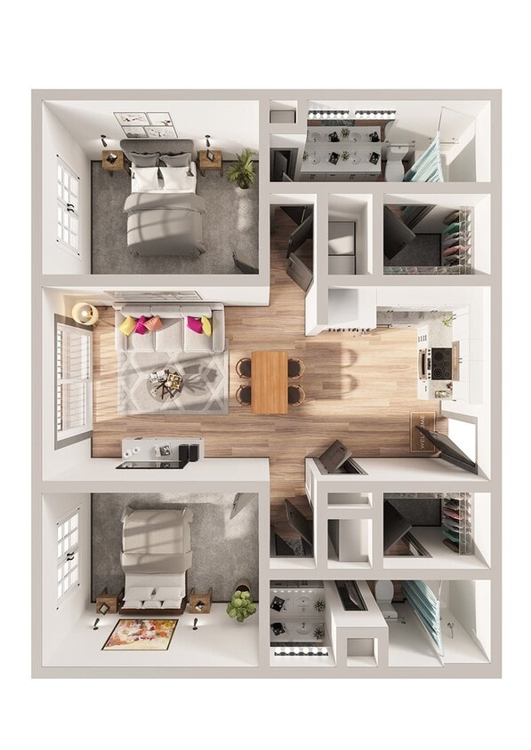 Legacy North - B2BC0 Floorplan - B2B