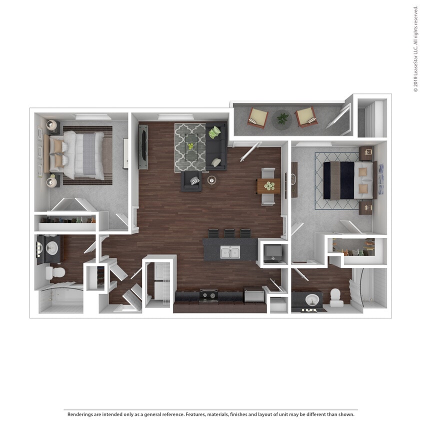 The Junction: Beds - 2: Baths - 2: SqFt Range - 974 to 974 - The Junction