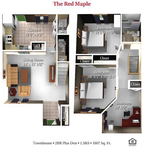 Floor Plan - The Red Maple