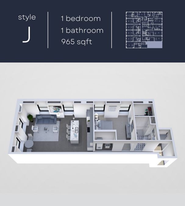 Floor Plan - Unit J