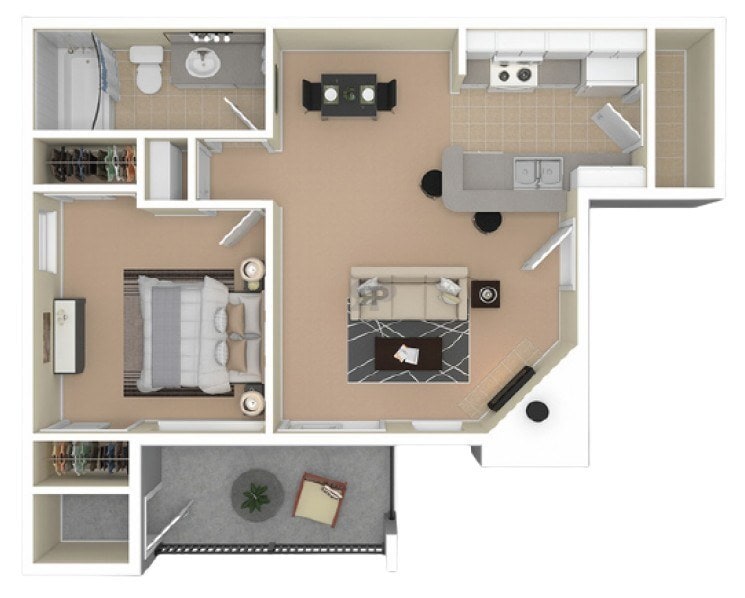 Floor Plan - 1B