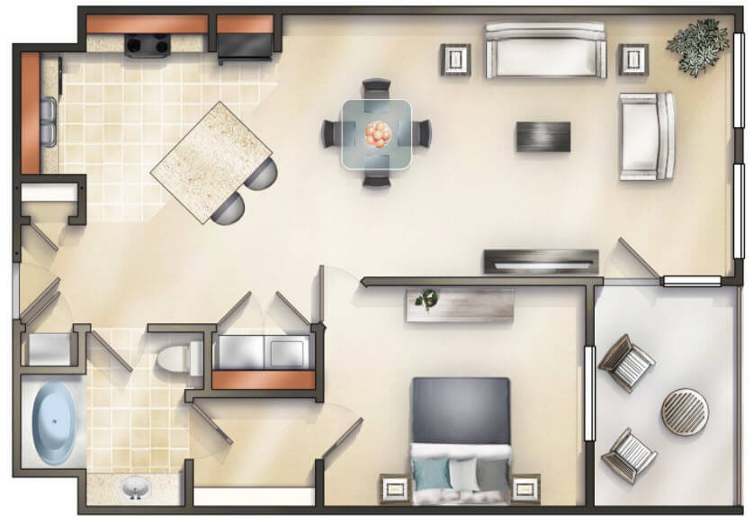 Grt. Bal - The Grotto w/Balcony