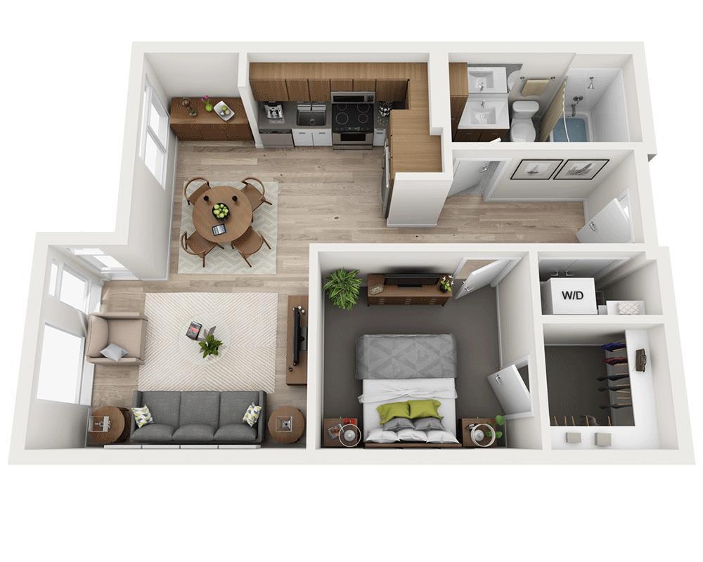Floor Plan - Studio E1C-CL2