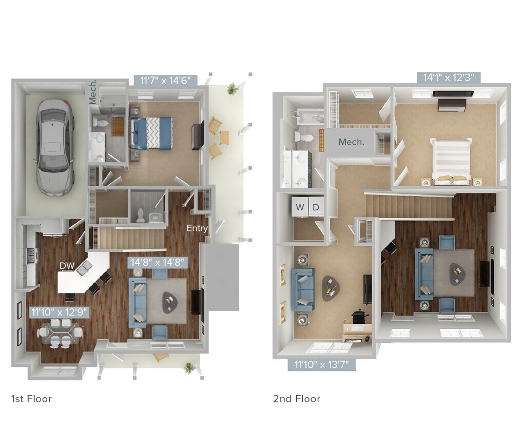 Floor Plan - B1T-1637