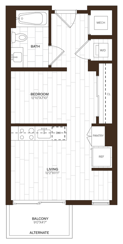Floor Plan - Studio-S4