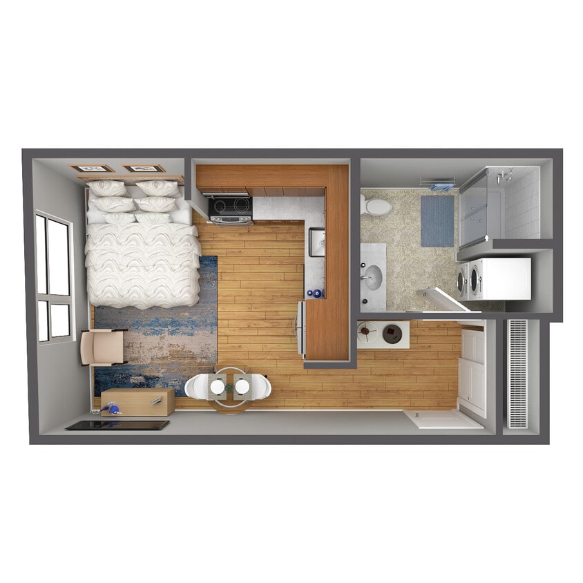 Floor Plan - Studio - A
