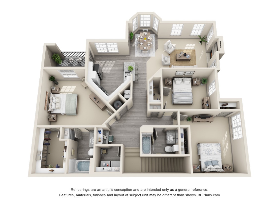 Floor Plan - The Buck Lake Upper