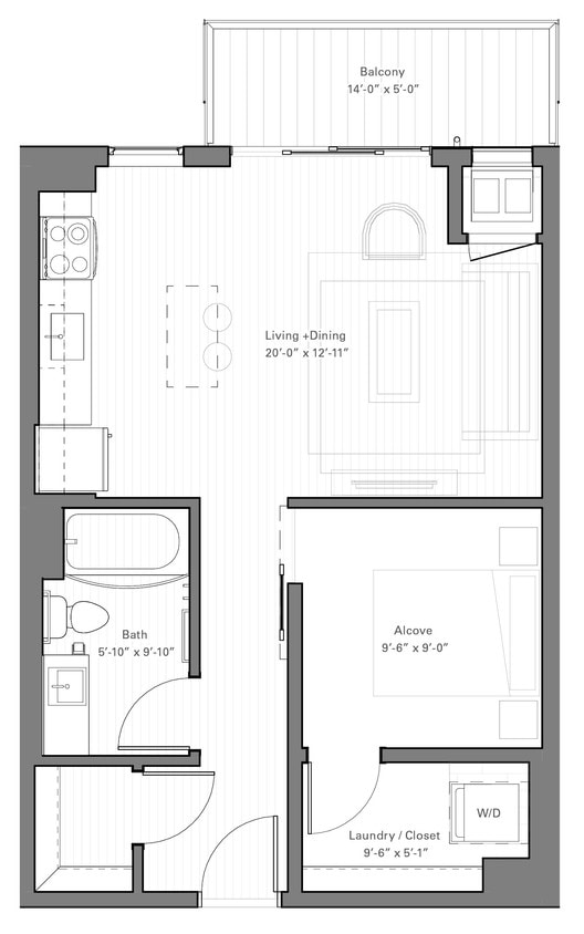Floor Plan - Irvine B alt