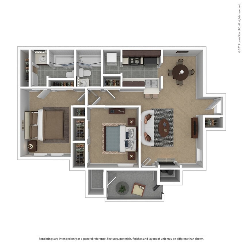 Broadleaf at Holcomb - B1 Floor Plan - B1