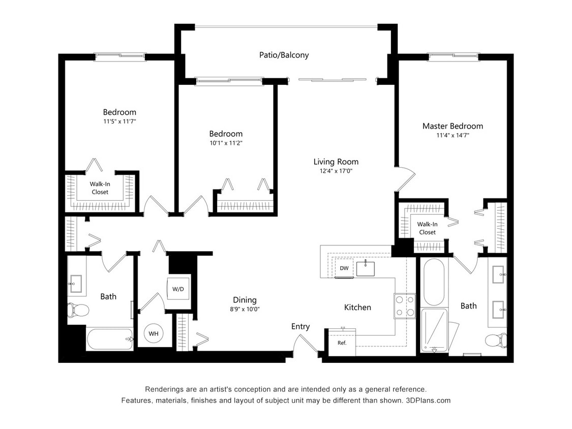 Landmark South_C3.jpg - 3 Bed / 2 Bath