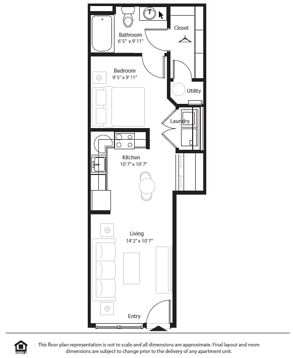 Floor Plan - Studio Grand Overlook