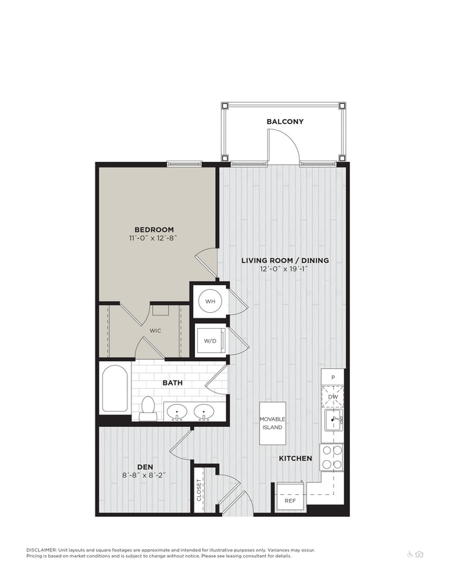 Floor Plan - A1U with Den