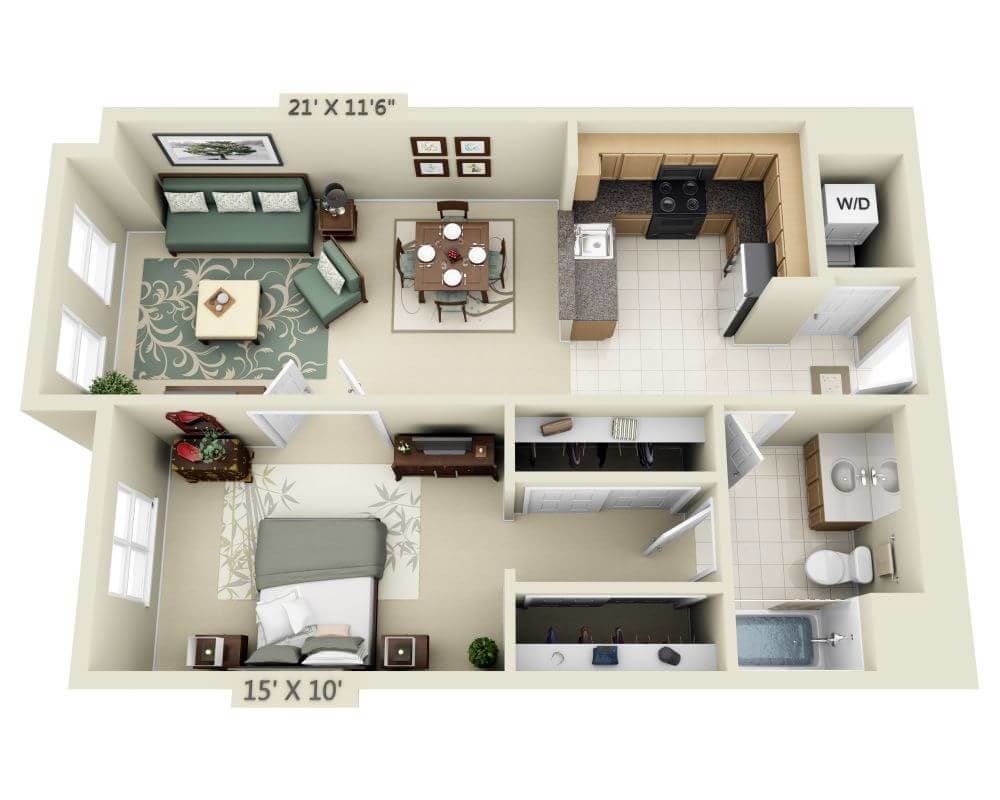 Floor Plan - Fillmore (P3 A1C)