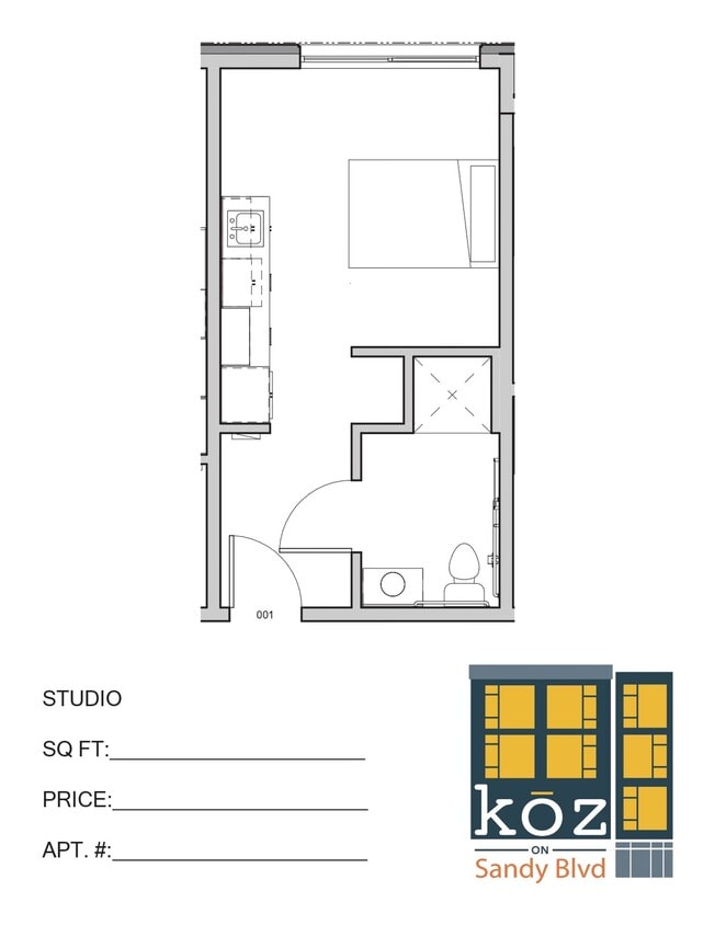 Floor Plan - Studio
