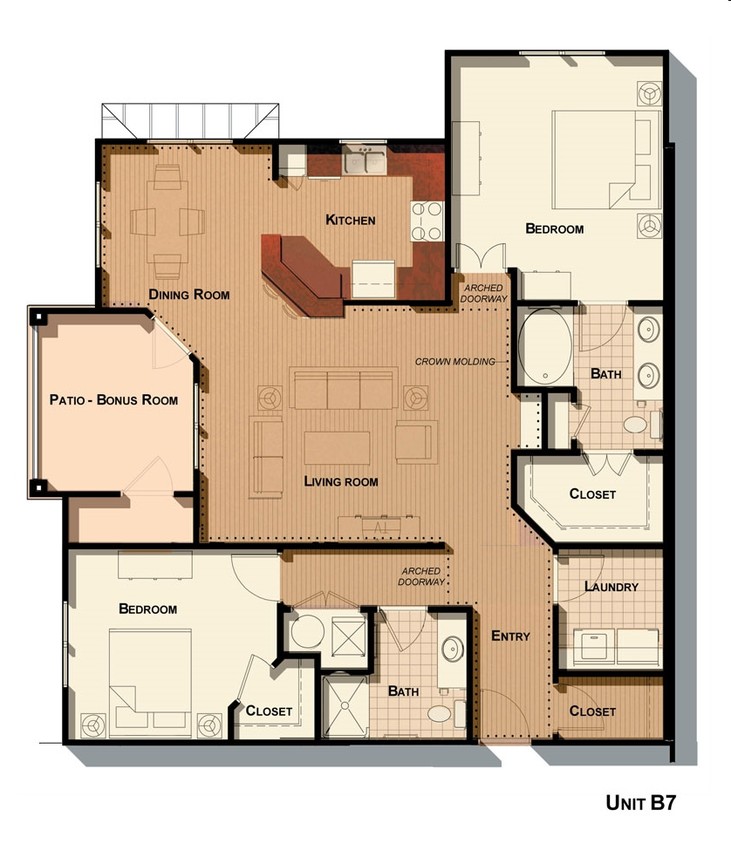2BR/2BA - B7