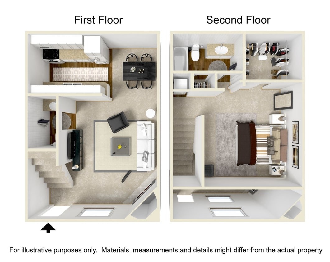 Floor Plan - 1D - TOWNHOME
