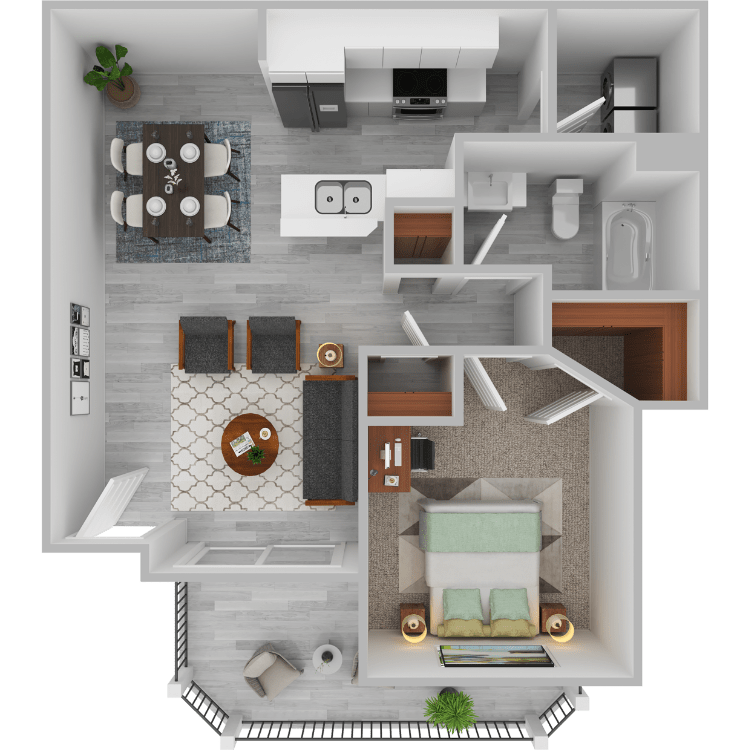 planf_952985.png - Plan F- 1 bed 1 bath