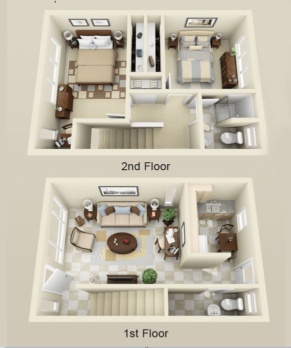 Floor Plan - 2x1.5