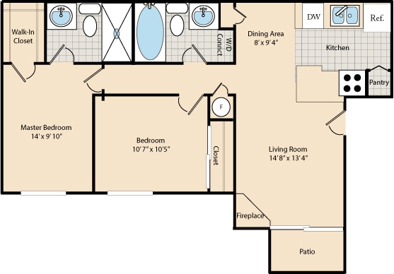 Floor Plan - The Vermilion