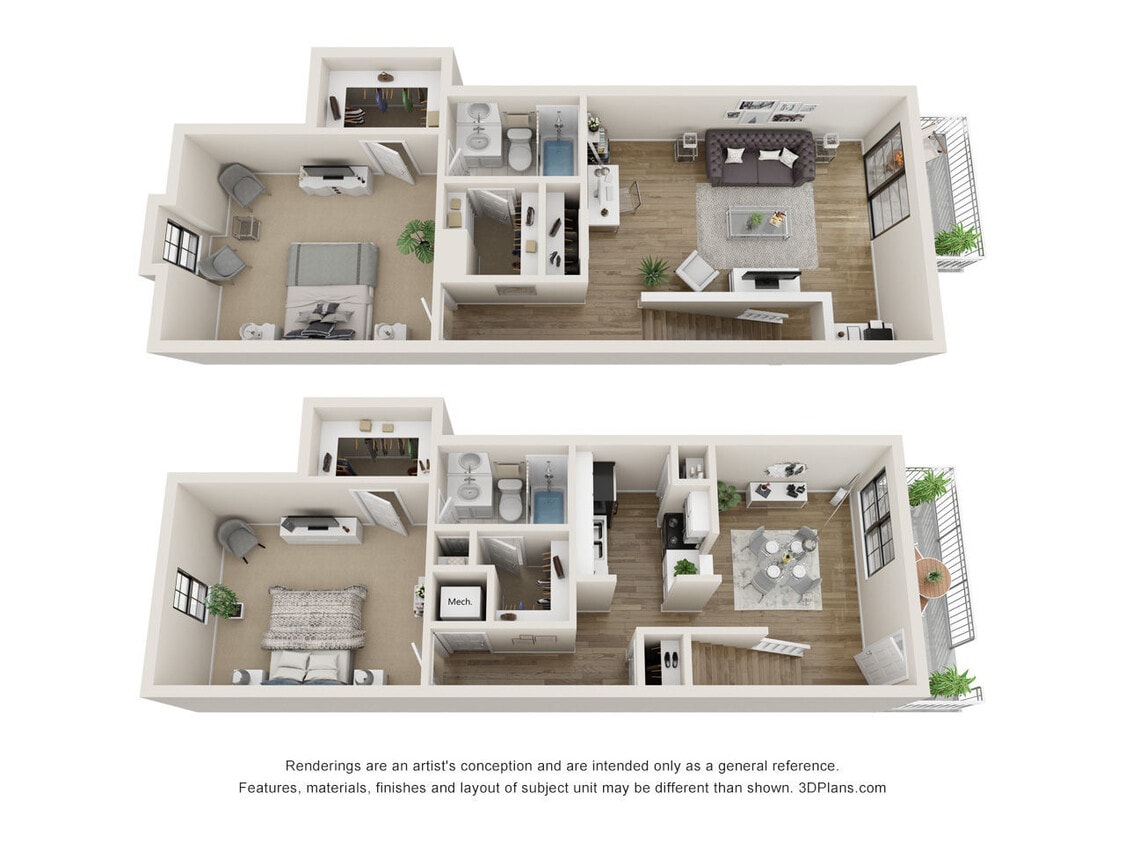 Floor Plan - 1303sf
