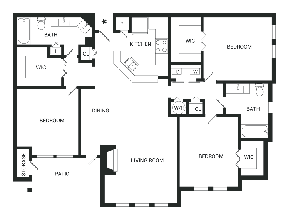 Floor Plan - The Sheridan