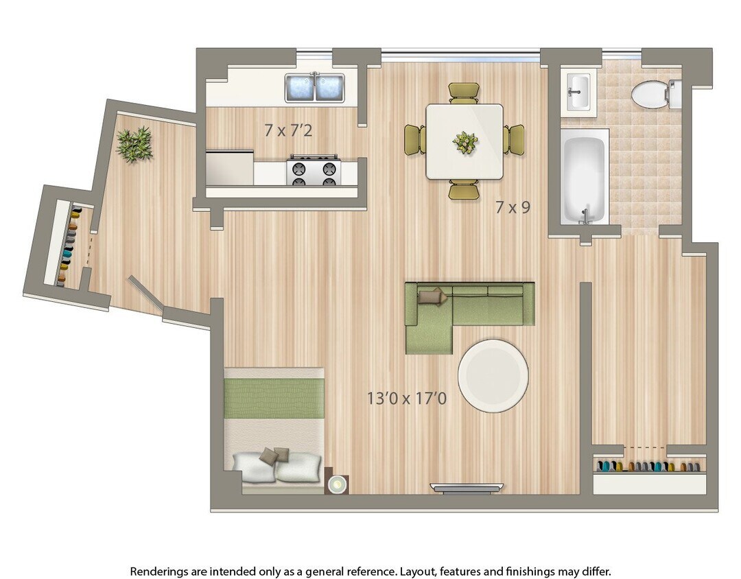 Floor Plan - Studio B