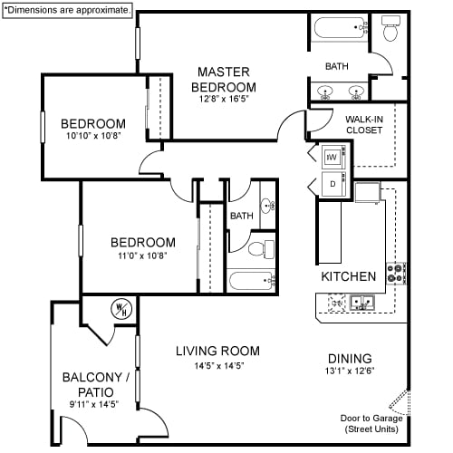 3BR/2BA - E