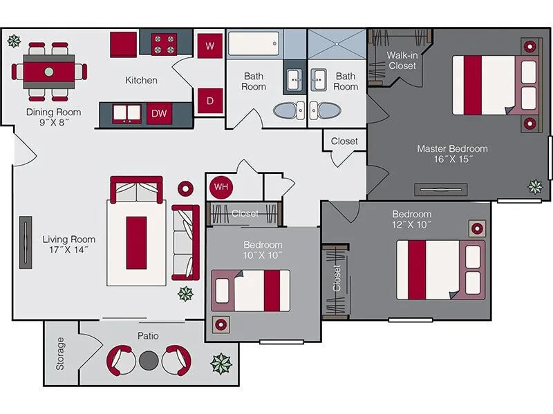 Floor Plan - The Carson