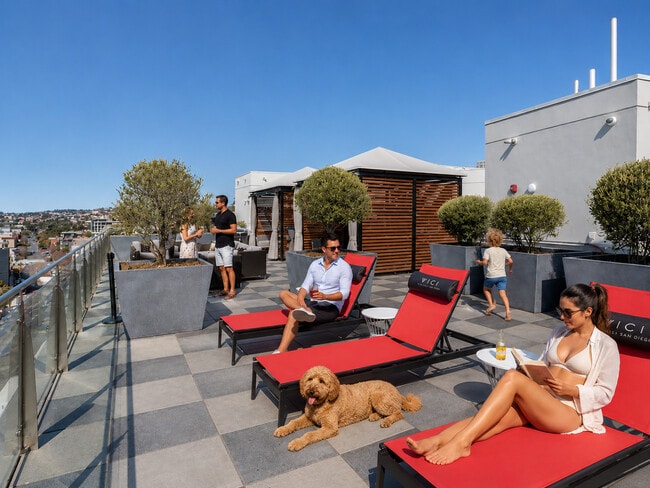 Roofdeck with water views - Vici Luxury Rentals