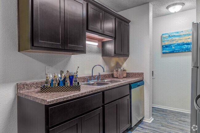 2 BD, 2 BA unit 1000 SF Kitchen - Twin Creek Village
