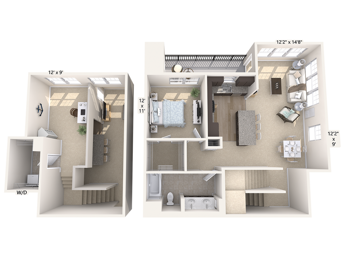 Floor Plan - A10L-1200sq-Stainless