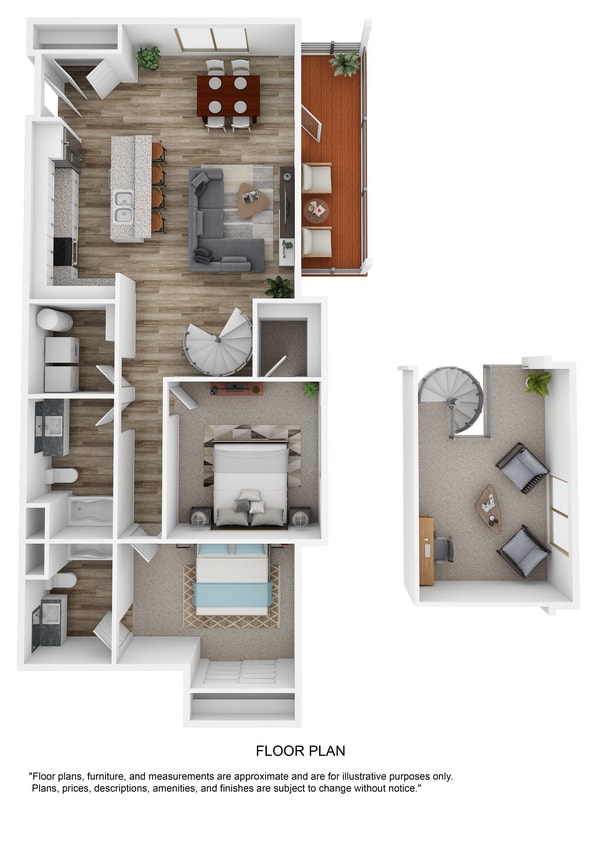 Darlington.JPG - B4 Darlington - Two Bedroom, Two Bathroom w/Loft