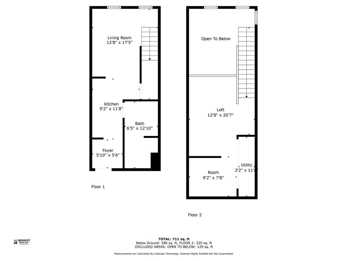 Floor Plan - Lofted Studio