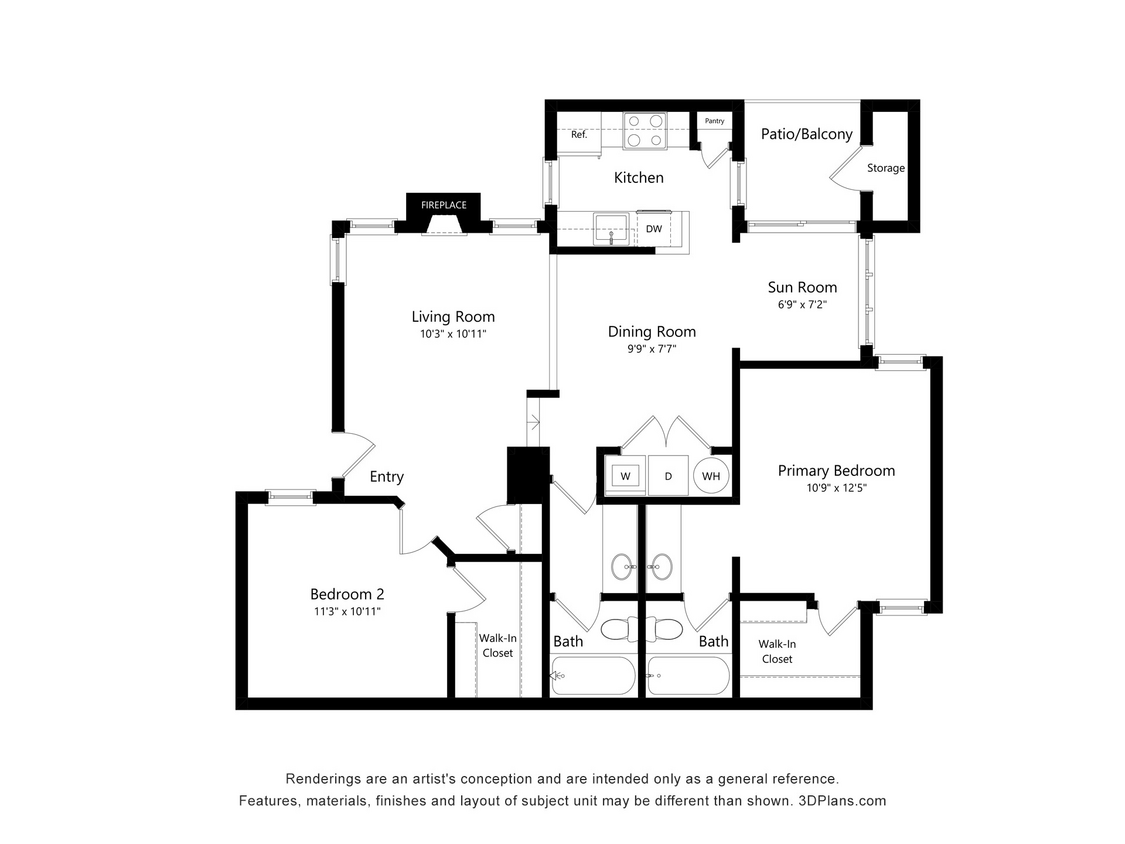 Steeplechase_B3_2x2_1061.jpg - B3 - 2 Bedroom, 2 Bathroom