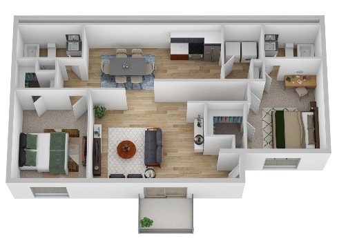 Floor Plan - Gas & electric