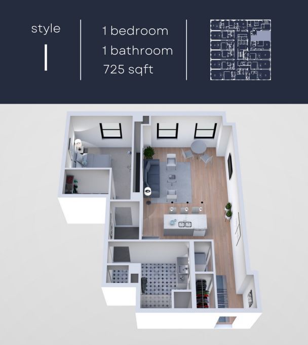 Floor Plan - Unit I