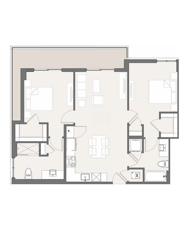 B3 floor plan The Vibe Miami - B3