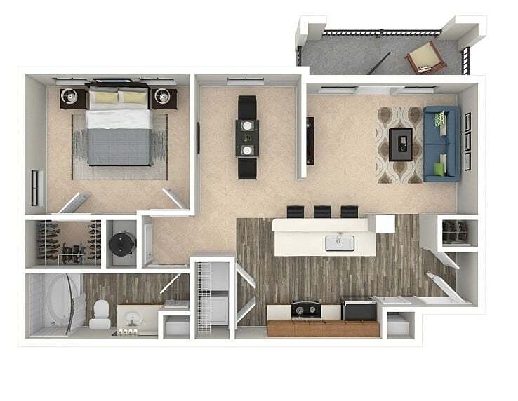 A1 3D Floorplan - A1