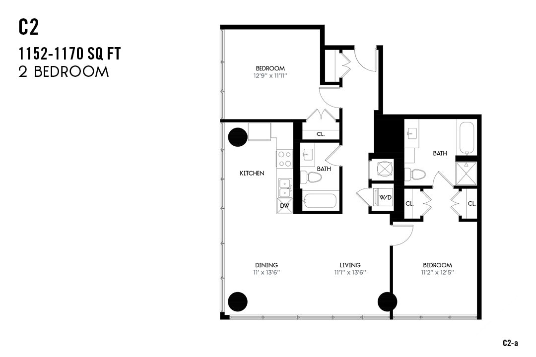 Floor Plan - Two Bedroom C2