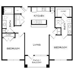 Floor Plan - B1 - Harbor Shores II