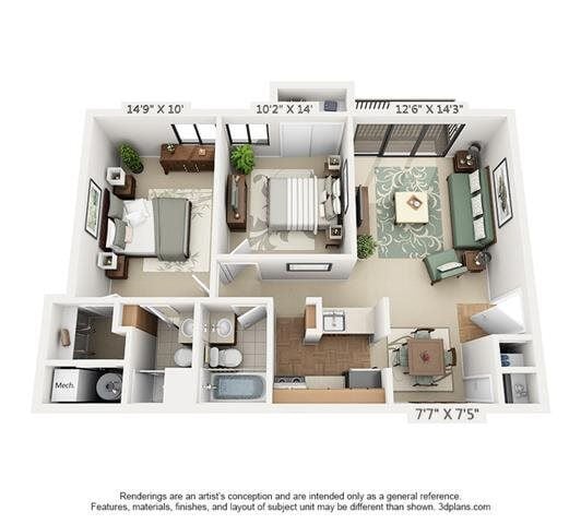 Floor Plan - 2C