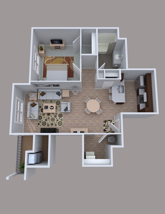 1 Bedroom waterview - G - Waterview