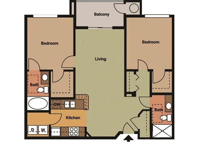 Floor Plan - Windsor Building A & B