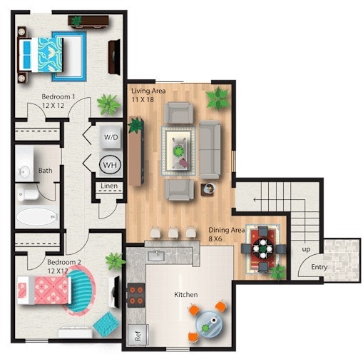 Floor Plan - Palm
