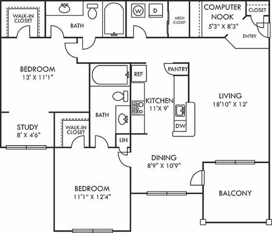 Floor Plan - Addison