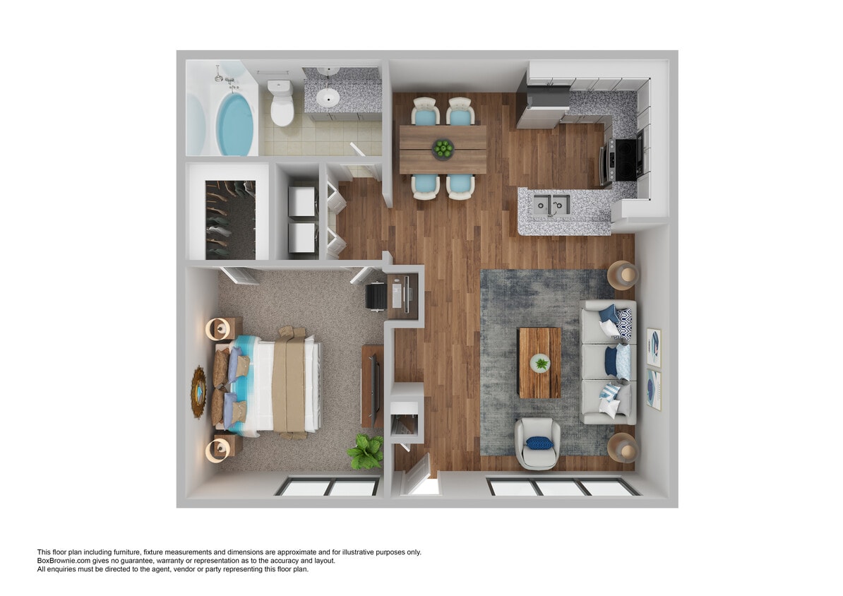 A2 - 1 Bedroom 1 Bath – Style A2