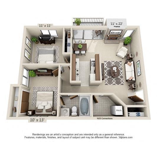 Floor Plan - The Dogwood