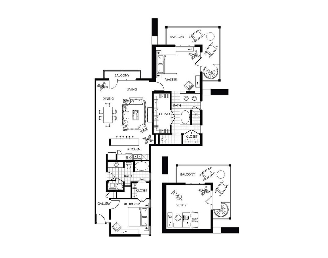 Floor Plan - Oaks 4C.A3.1