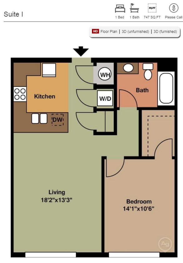 Floor Plan - Suite I