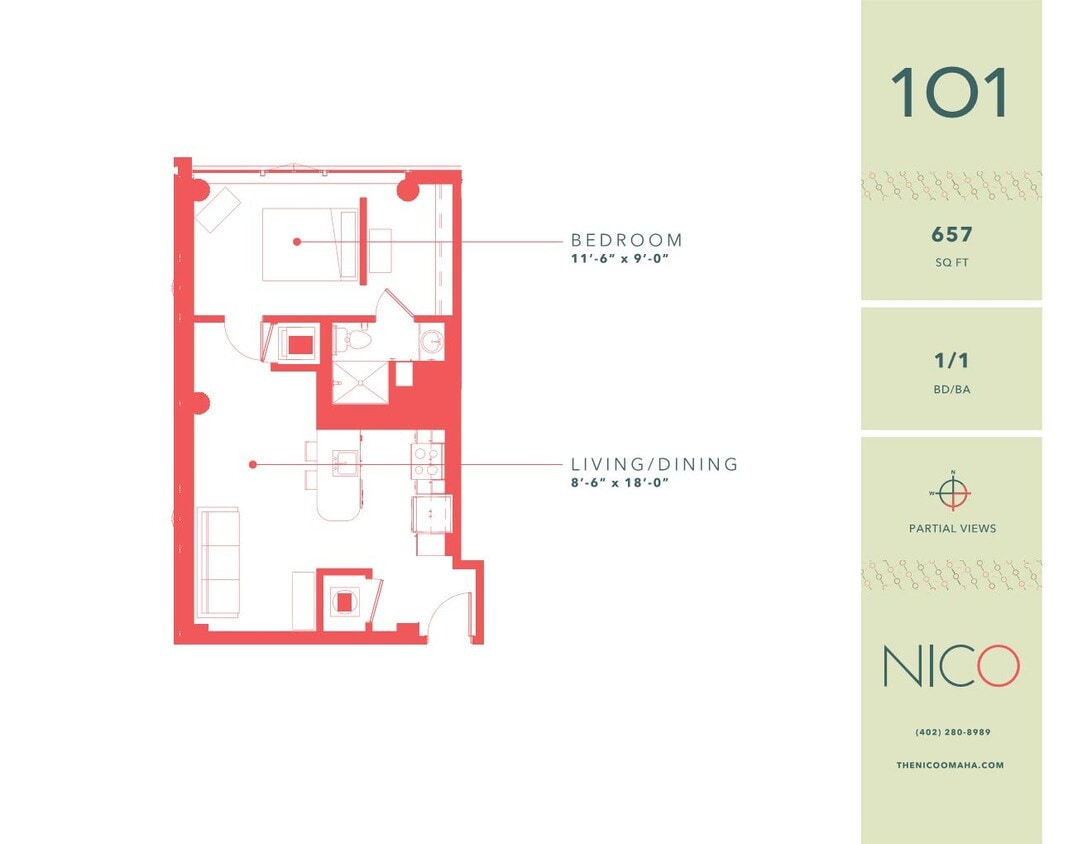 Floor Plan - 1 - Bed 01s